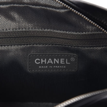 Chanel Lambskin Vertical Quilted Mademoiselle Small Camera Case Black 7 of 11