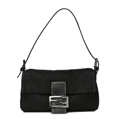 Fendi Zucchino Baguette Black 1 of 17