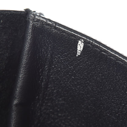 Balenciaga Calfskin Papier Ledger Zip Around Tote Black 13 of 14