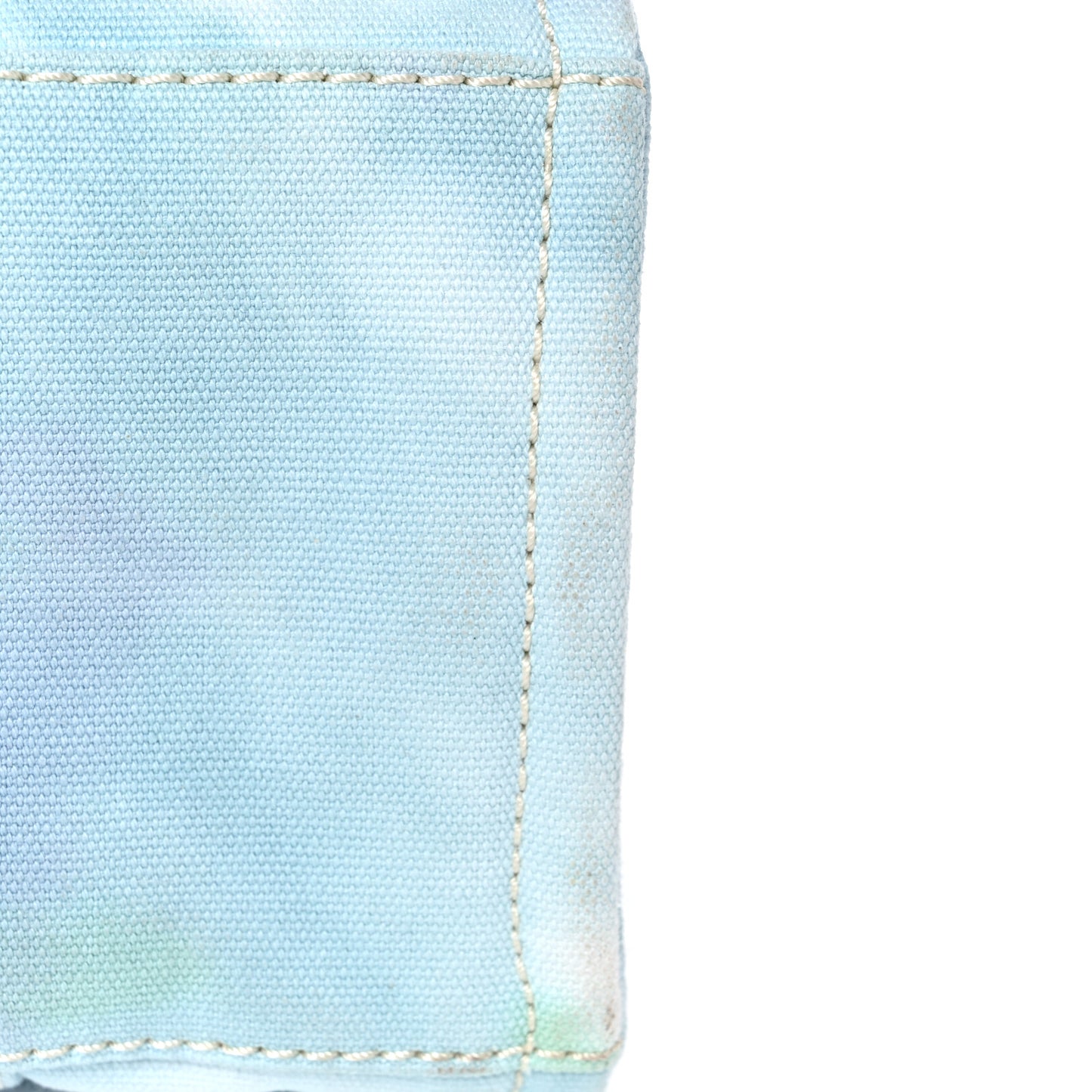 Cotton Canvas Tie Dye Medium The Traveler Tote Bag Blue Multi