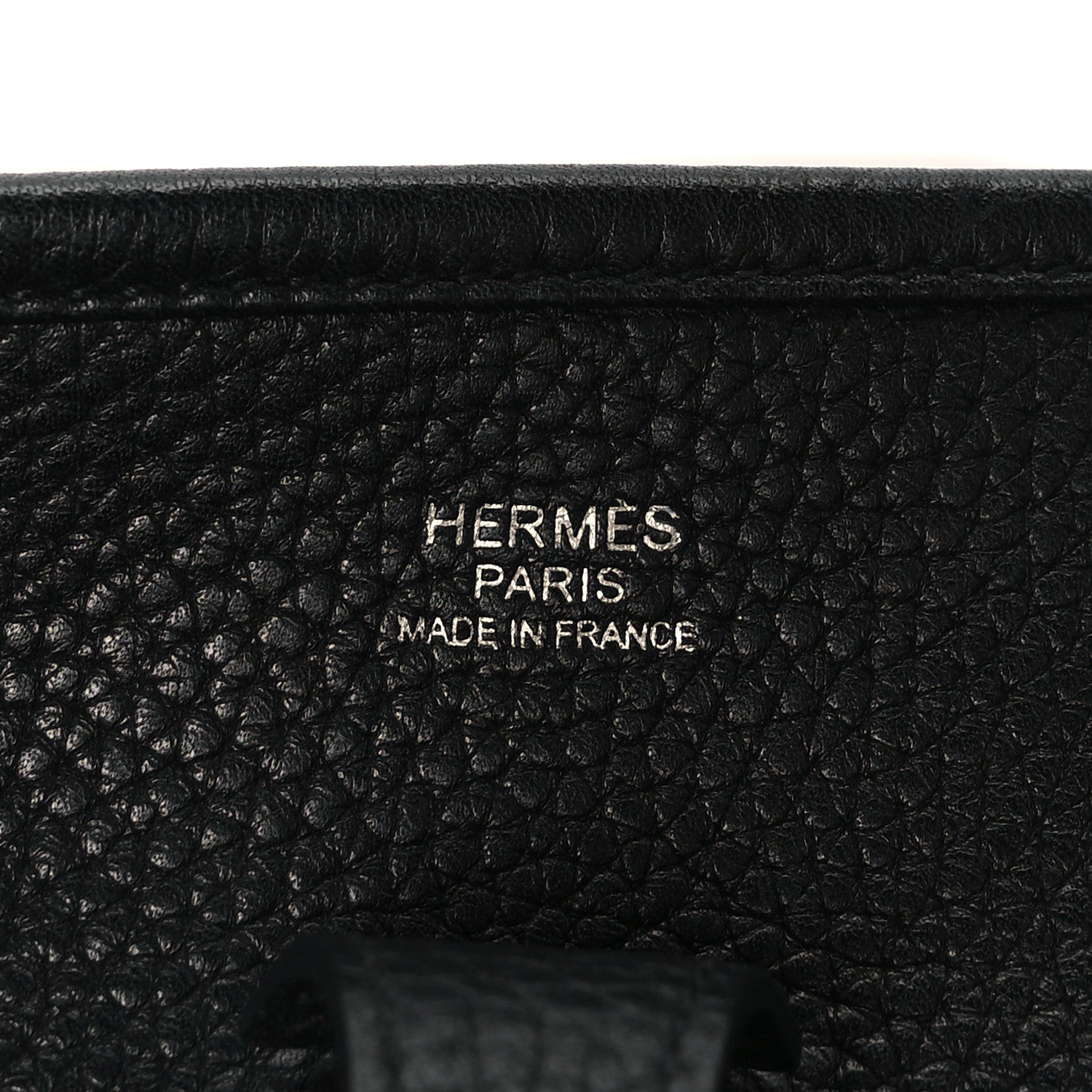 Hermes Taurillon Clemence Evelyne III PM Black 6 of 11