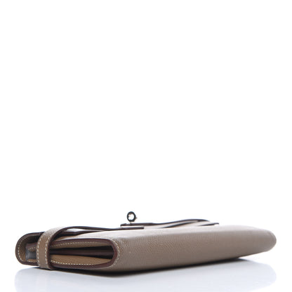 Hermes Epsom Kelly Longue Wallet Etoupe 4 of 11