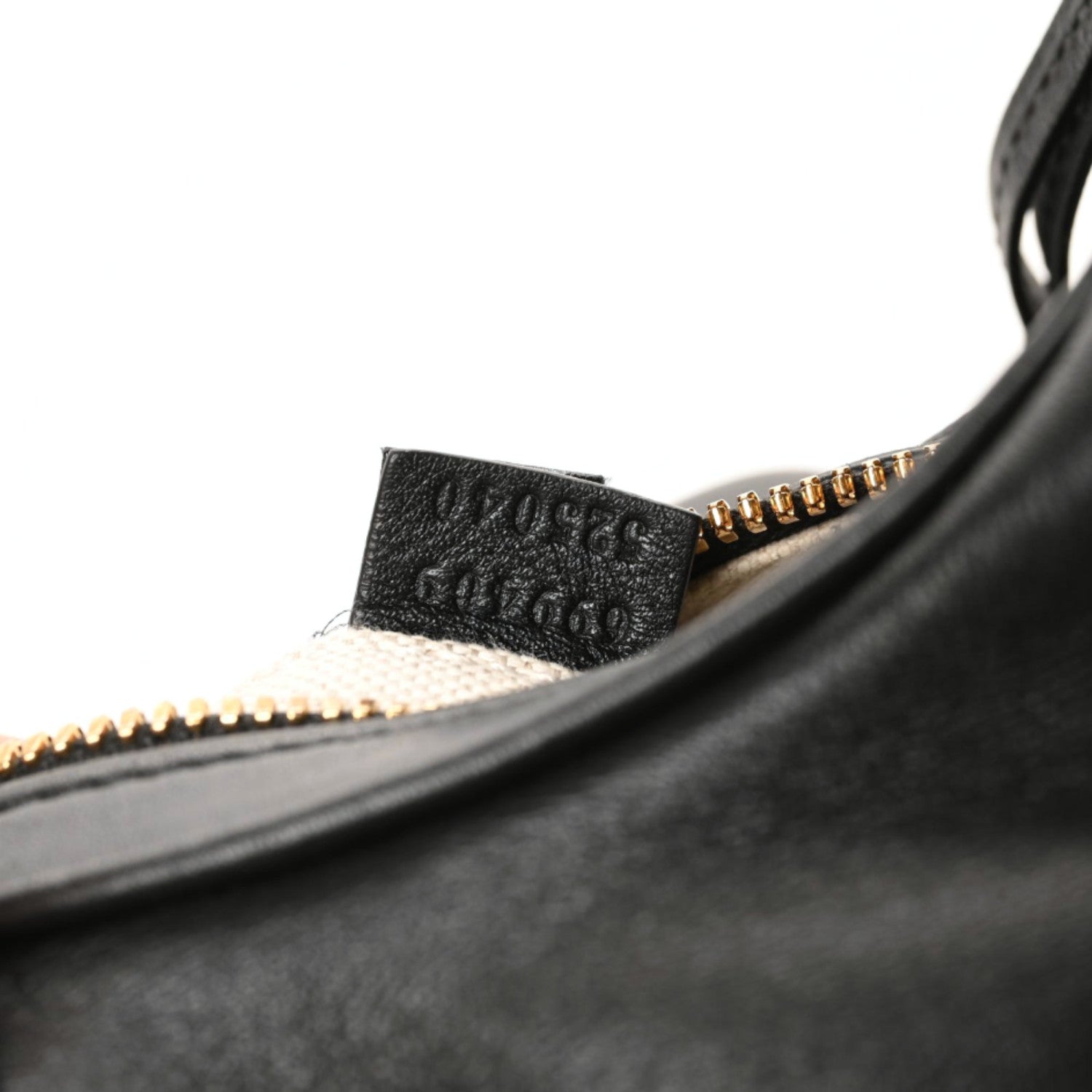 Gucci Aria Calfskin Web Small Attache Shoulder Bag Black 9 of 9