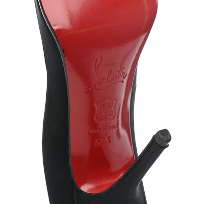 Christian Louboutin Satin Decollete 554 100 Pumps 37.5 Black 6 of 7