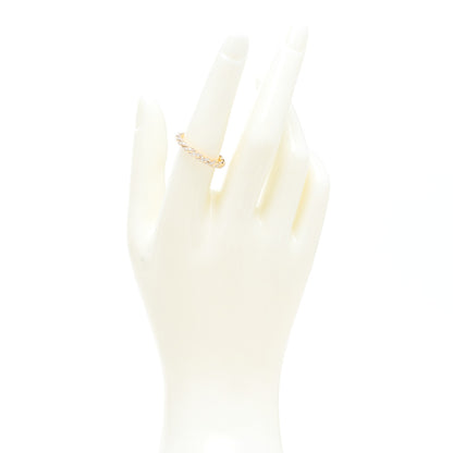 David Yurman 18K Yellow Gold Diamond Pave Flex Ring 54 7 2 of 4