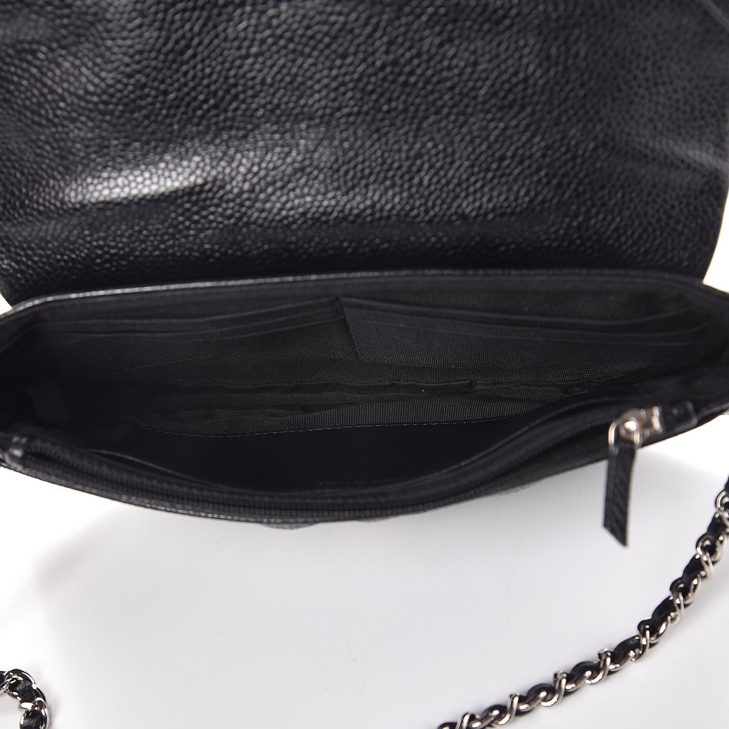 Caviar Half Moon Wallet On Chain WOC Black
