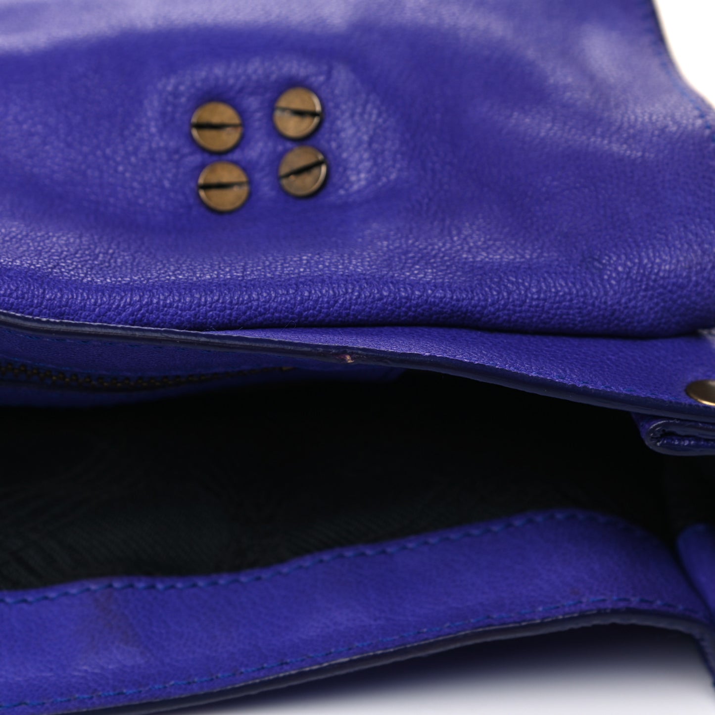 Lambskin Medium PS1 Satchel Purple Rain
