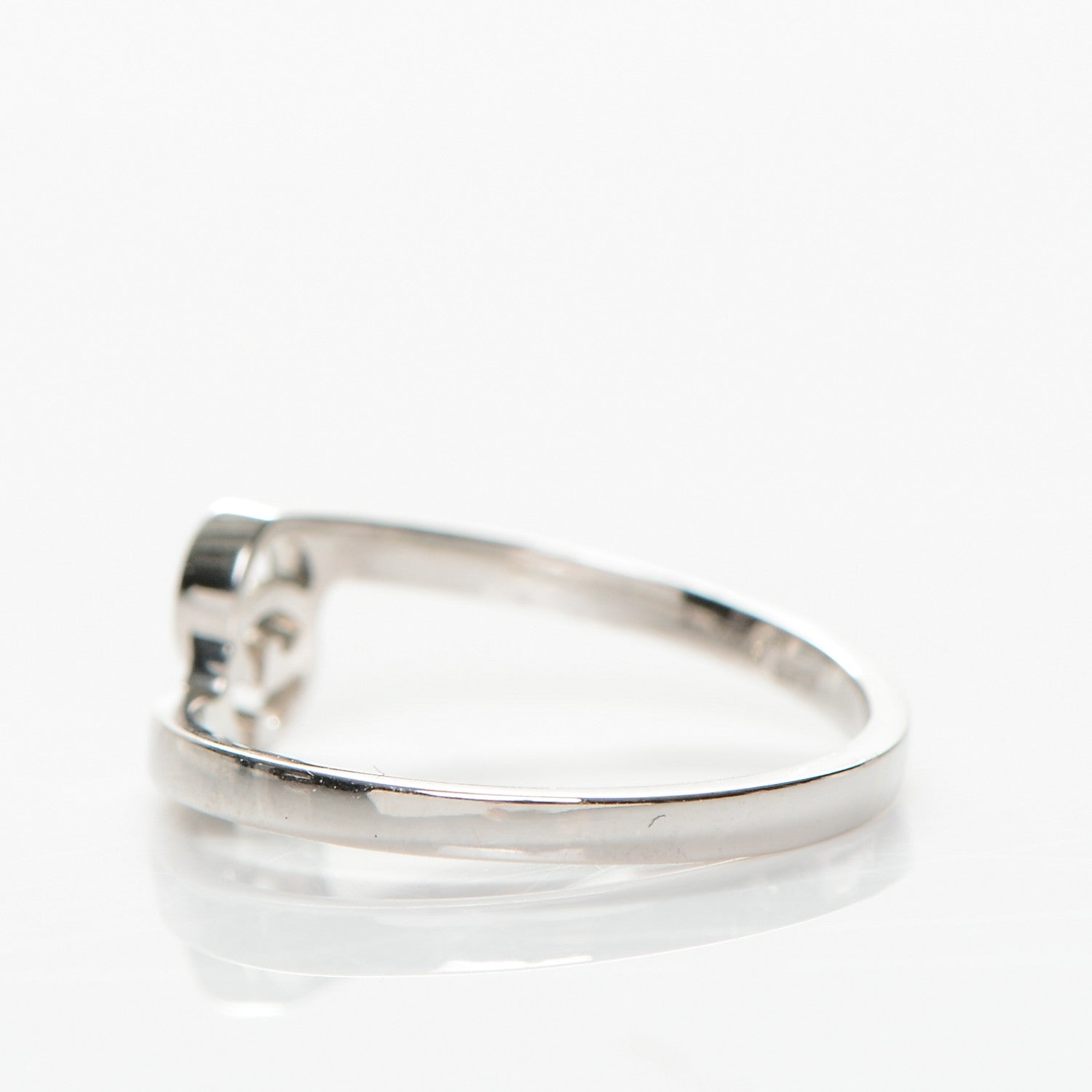 Gucci 18K White Gold Running G Ring 7.5 3 of 6