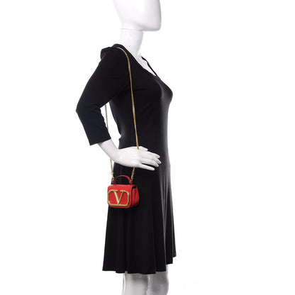 Valentino Garavani Calfskin Mini Supervee Crossbody Bag Rouge Pur 2 of 10
