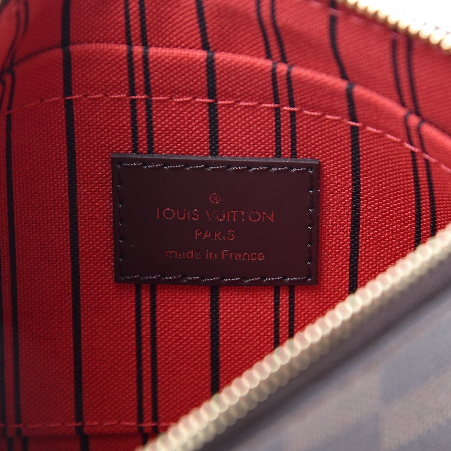 Louis Vuitton Damier Ebene Neverfull PM Pochette 6 of 8