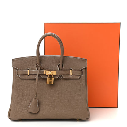 Hermes Togo Birkin 25 Etoupe 13 of 13