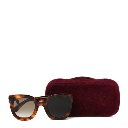 Gucci Round Frame Star Sunglasses GG0208S Tortoise 7 of 7