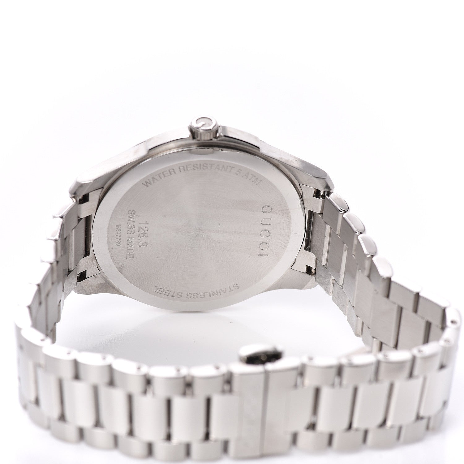 Gucci Stainless Steel 40mm G-Timeless Quartz Watch Brown 5 of 7