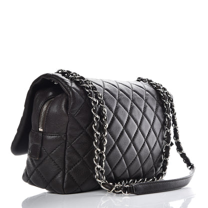 Chanel Deerskin Quilted Casual Journey Flap Brown 3 of 10