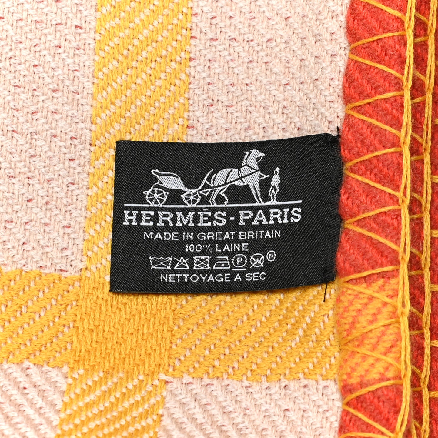 Wool Littoral Blanket Terracotta