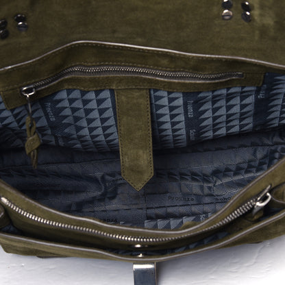 Proenza Schouler Suede Medium PS1 Satchel Olive 4 of 6