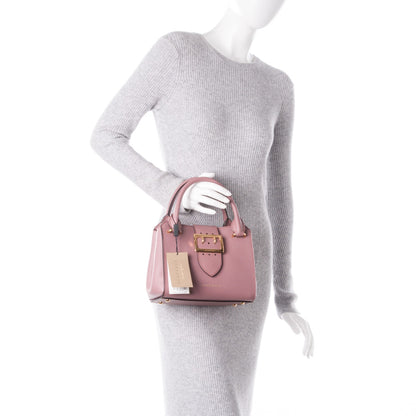 Burberry Soft Grain Calfskin Small Buckle Tote Dusty Pink 3 of 11