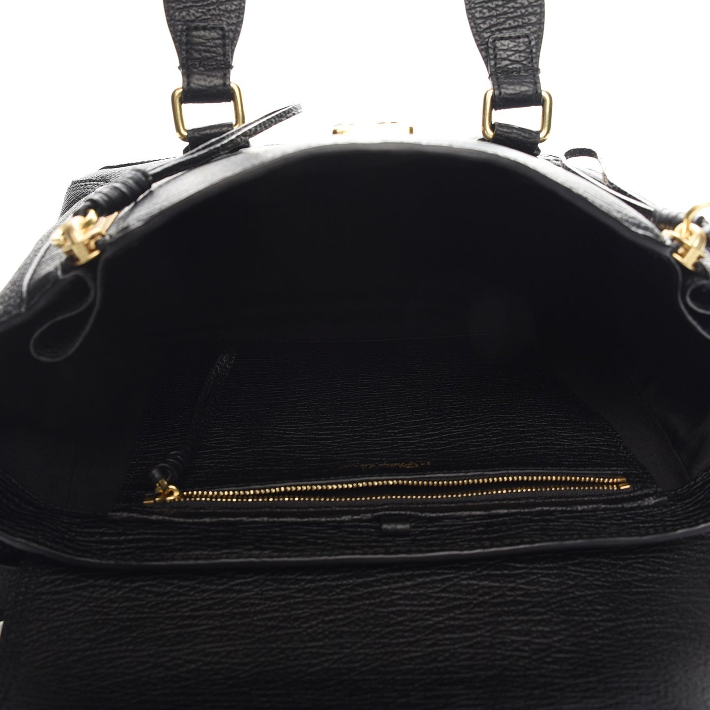 3.1 Textured Calfskin Medium Pashli Satchel Black