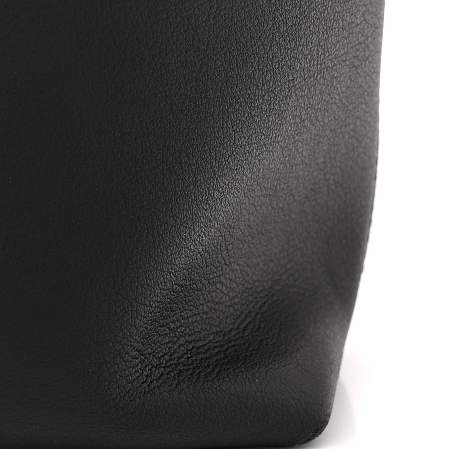 Calfskin Large Shopping Tote Black