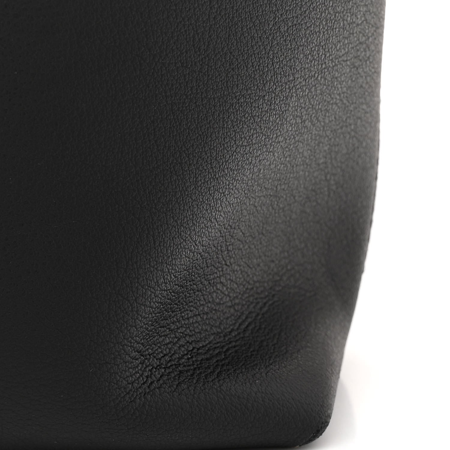 Saint Laurent Calfskin Large Shopping Tote Black 15 of 17
