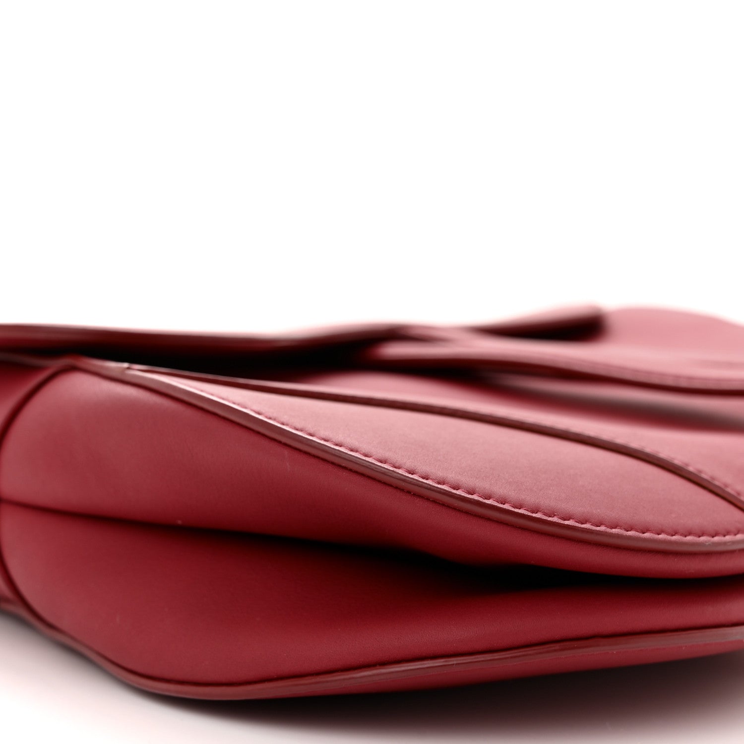 Christian Dior Ultra Matte Calfskin Saddle Bag Red 9 of 10