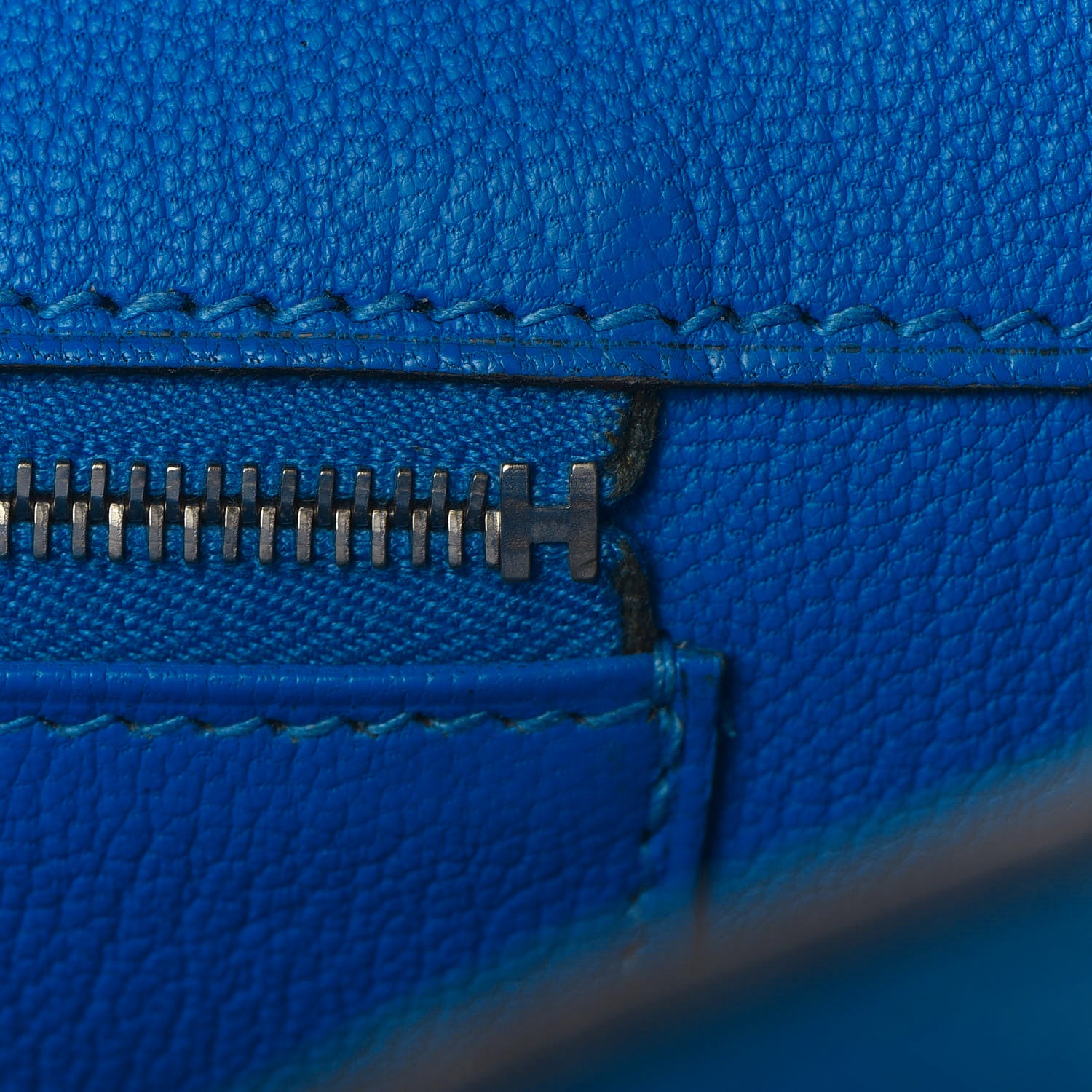 Hermes Taurillon Clemence Birkin 35 Bleu Hydra 14 of 32