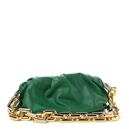 Bottega Veneta Calfskin The Pouch Chain Racing Green 3 of 9