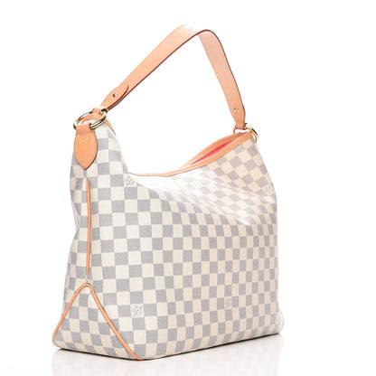 Louis Vuitton Damier Azur Delightful MM Pink 3 of 8