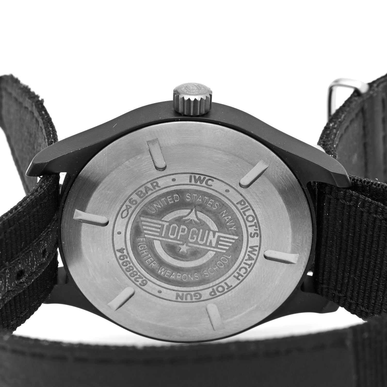IWC Ceramic Nylon 41mm Top Gun Edition Big Pilot Automatic Watch Black IW326901 4 of 5