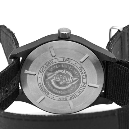 IWC Ceramic Nylon 41mm Top Gun Edition Big Pilot Automatic Watch Black IW326901 4 of 5