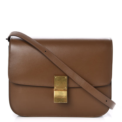Celine Box Calfskin Medium Classic Box Flap Bag Camel 1 of 9