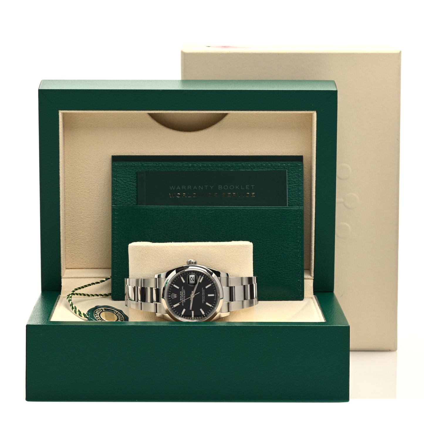 Stainless Steel 36mm Oyster Perpetual Datejust Watch Bright Black 126200