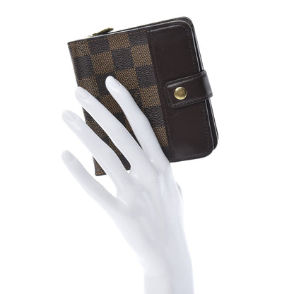 Louis Vuitton Damier Ebene Zippe Zipped Compact Wallet 2 of 13