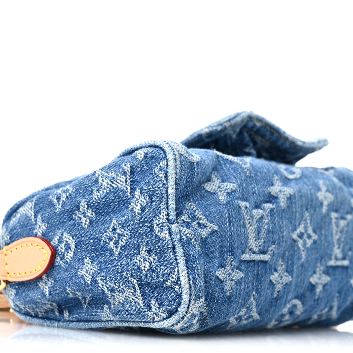 Louis Vuitton Monogram Denim Nano Speedy Blue 8 of 10