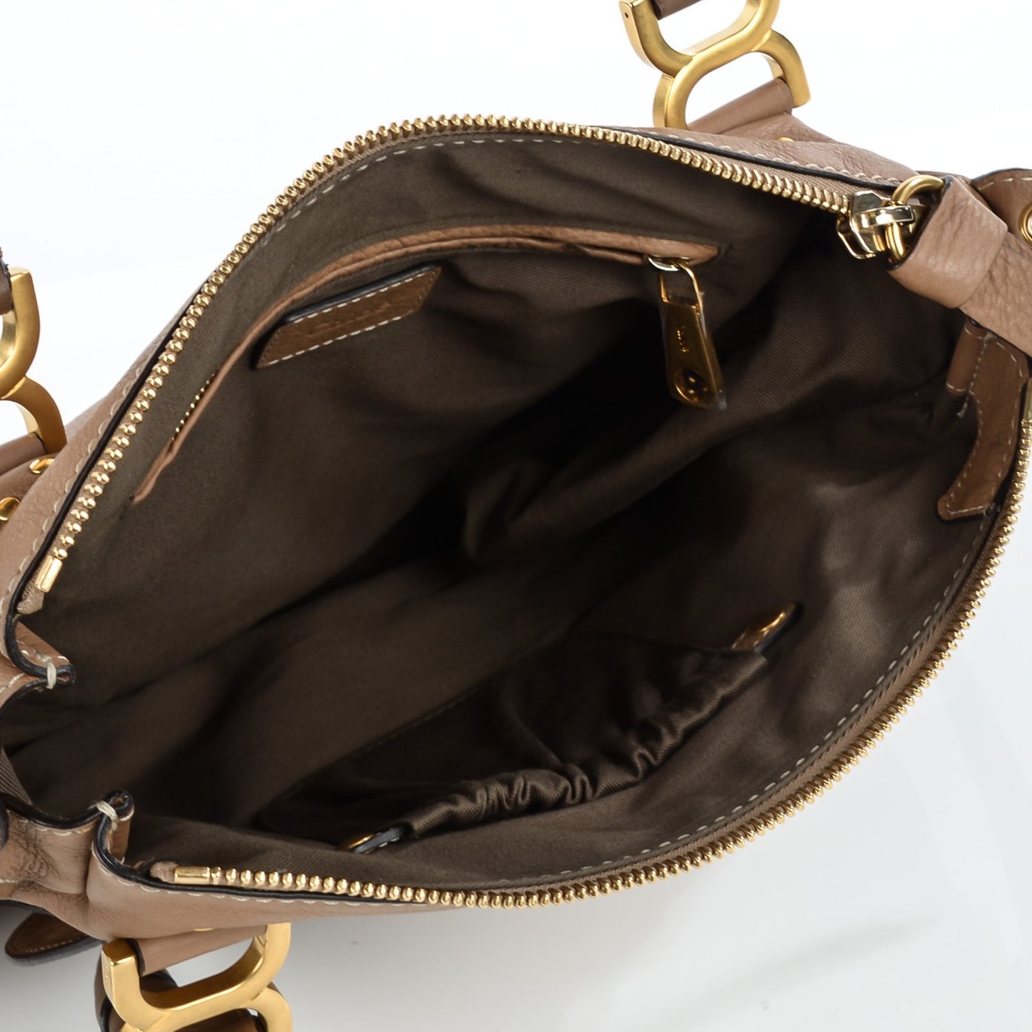 Calfskin Medium Marcie Satchel Nut