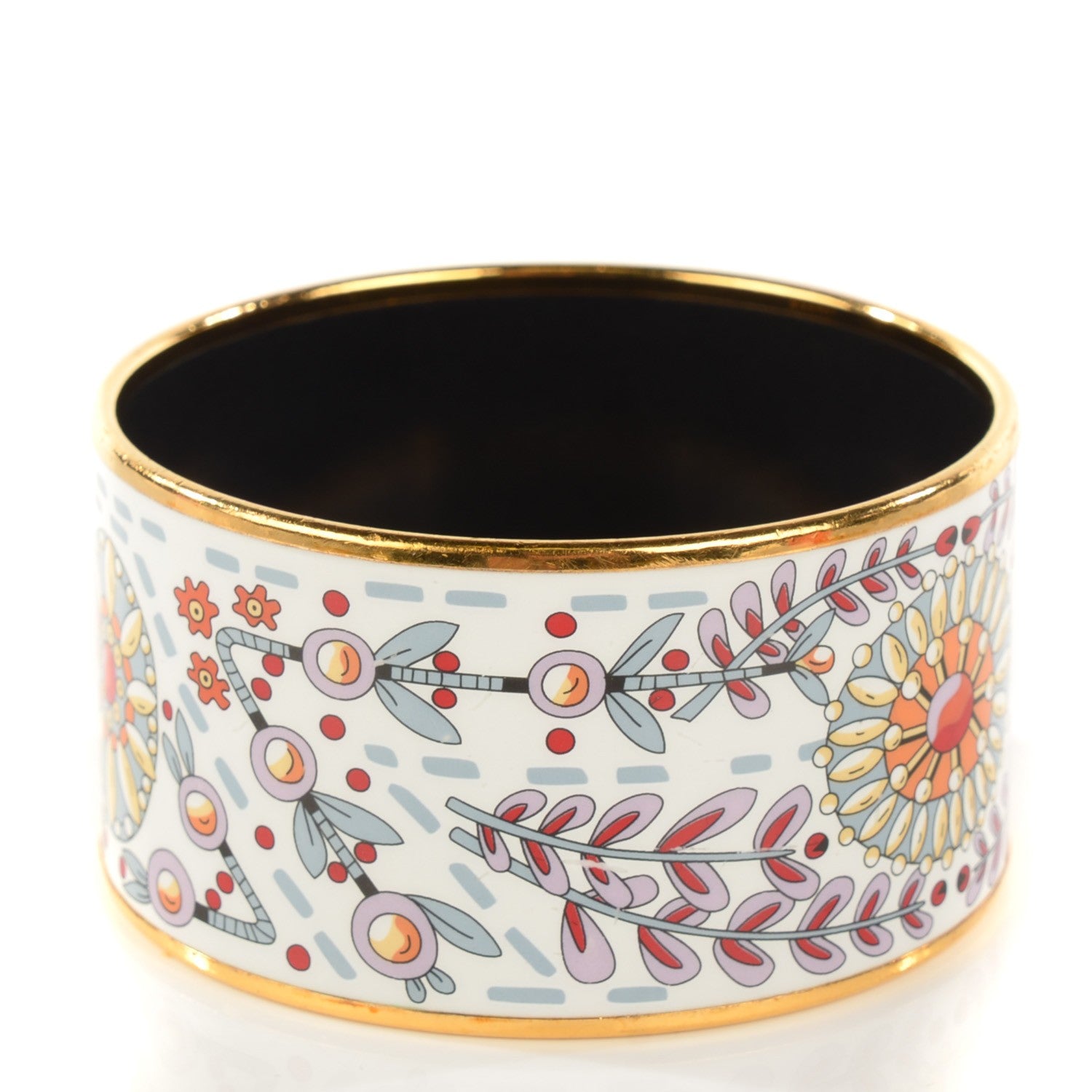 Hermes Enamel Printed Extra Wide Bracelet 65 3 of 6
