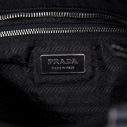 Prada Tessuto Nylon Soft Calf Tote Black 8 of 9