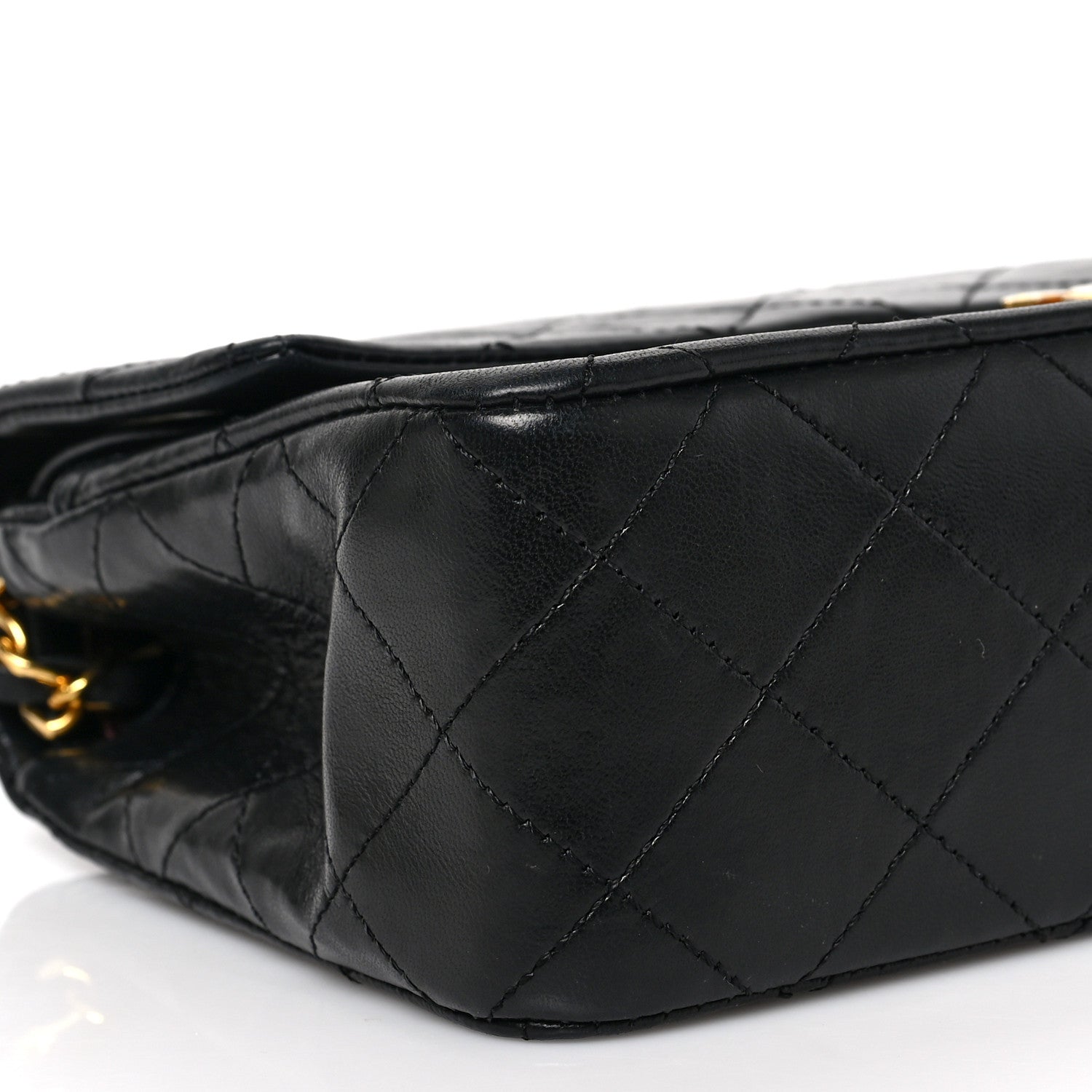 Chanel Lambskin Quilted Small Double Flap Black 9 of 10
