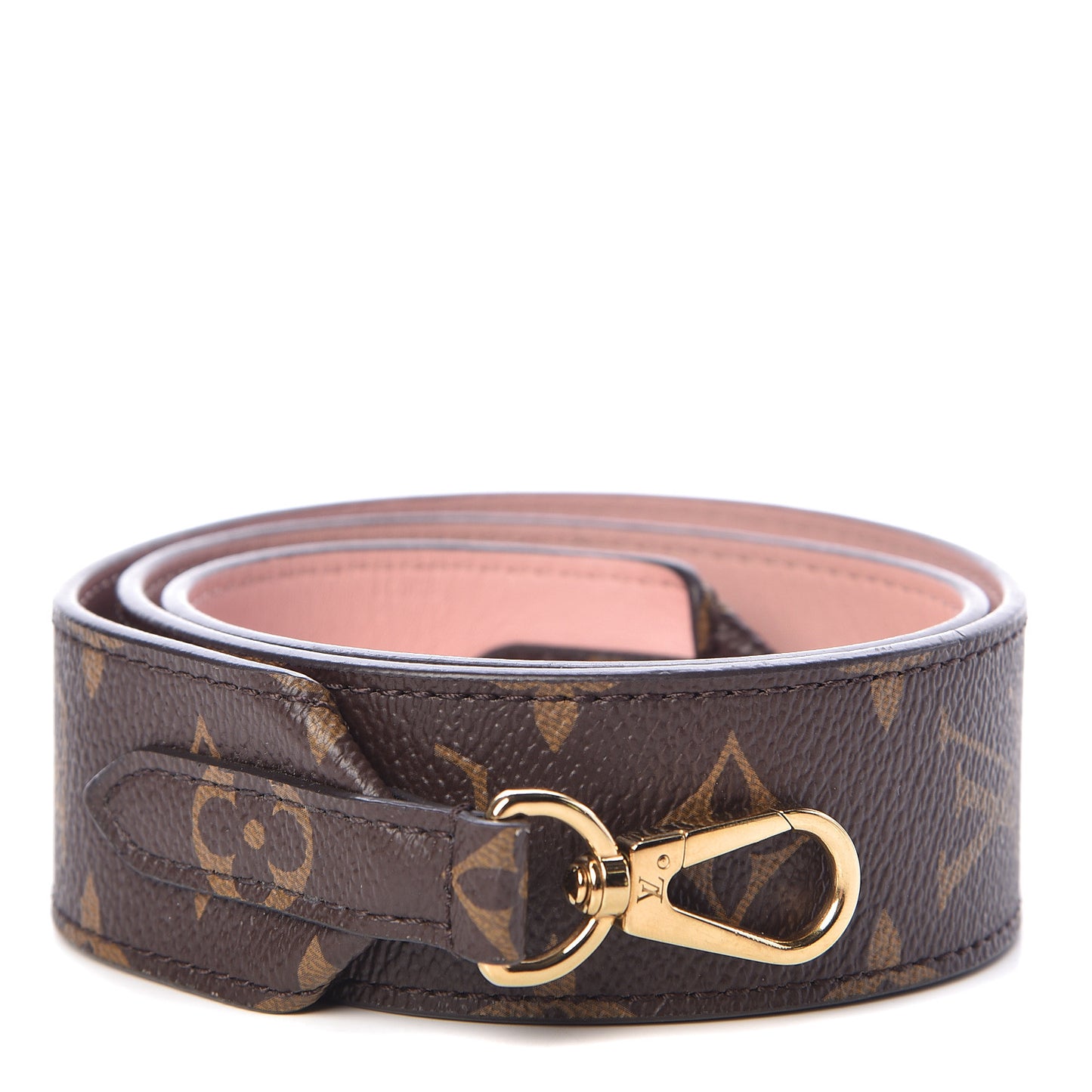 Monogram Bandouliere Shoulder Strap Rose Poudre