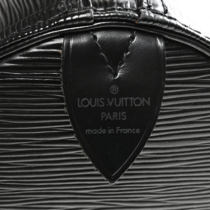 Louis Vuitton Epi Keepall 50 Black 5 of 9