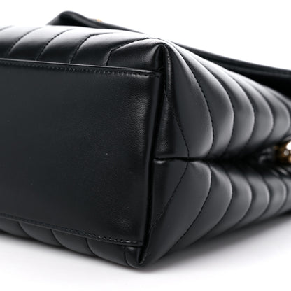 Saint Laurent Calfskin Y Quilted Monogram Medium Loulou Chain Satchel Black 10 of 13