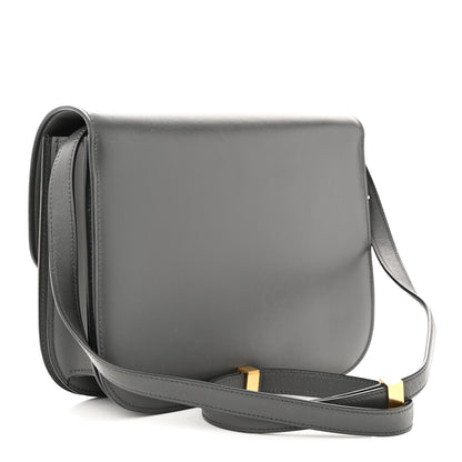 Celine Box Calfskin Medium Classic Box Flap Bag Zinc 3 of 12