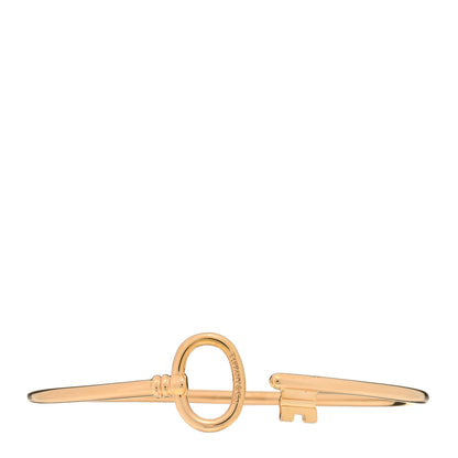 Tiffany 18K Rose Gold Keys Wire Bracelet 1 of 3