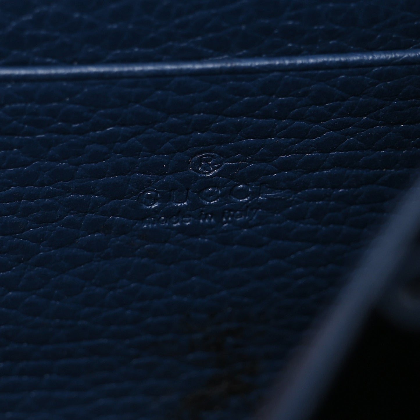 Dollar Calfskin Crystal Mini Dionysus Chain Wallet Blue Agata Black Diamond