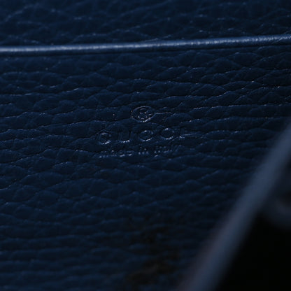 Gucci Dollar Calfskin Crystal Mini Dionysus Chain Wallet Blue Agata Black Diamond 6 of 12