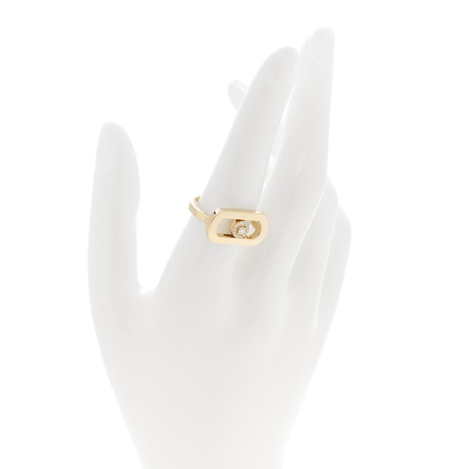 Messika 18K Yellow Gold Diamond So Move Ring 55 7.25 2 of 7