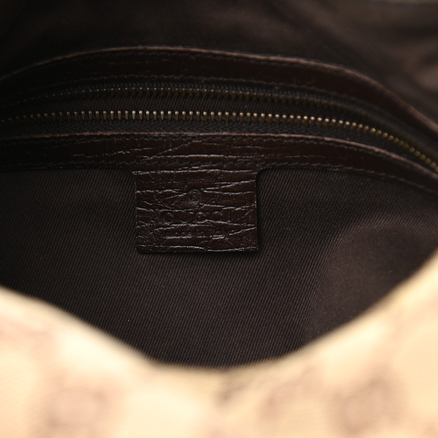Gucci Monogram Medium Horsebit Chain Hobo Dark Brown 5 of 9