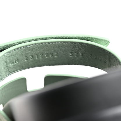 Hermes Epsom Womens Chypre Sandals 37.5 Vert Jade 7 of 8