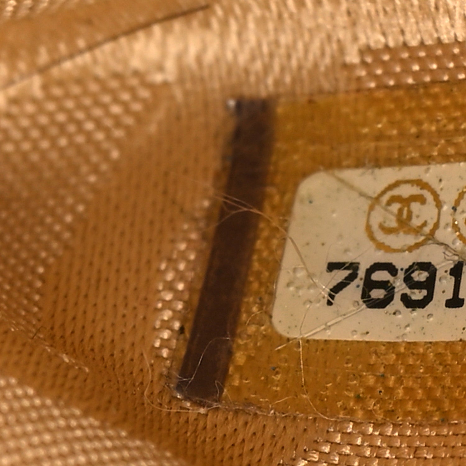 Chanel Lambskin Square Stitched Shoulder Bag Yellow 8 of 11