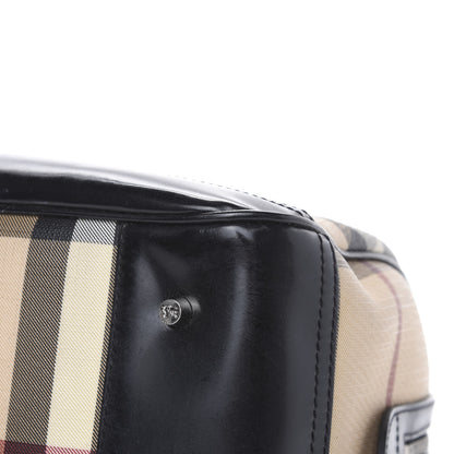 Burberry Nova Check Bowling Bag Black 9 of 14